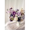 imageLings Moment Artificial Flowers Fake Roses Faux Peony Foam Gardenia Combo for DIY Wedding Bouquets Centerpieces Arrangements Bridal Shower Party Home Decorations Lavender ampamp Purple 24pcsPrplpurple