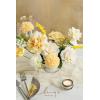 imageLings Moment Artificial Flowers Fake Roses Faux Peony Foam Gardenia Combo for DIY Wedding Bouquets Centerpieces Arrangements Bridal Shower Party Home Decorations Lavender ampamp Purple 24pcsYlwcreamy Yellow  Cream