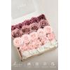 imageLings Moment Artificial Flowers Fake Roses Faux Peony Foam Gardenia Combo for DIY Wedding Bouquets Centerpieces Arrangements Bridal Shower Party Home Decorations Lavender ampamp Purple 24pcsPkmauve  Blush