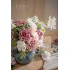 imageLings Moment Artificial Flowers Fake Roses Faux Peony Foam Gardenia Combo for DIY Wedding Bouquets Centerpieces Arrangements Bridal Shower Party Home Decorations Lavender ampamp Purple 24pcsPkmauve  Blush
