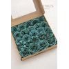 imageLings Moment Artificial Flowers Fake Roses Faux Peony Foam Gardenia Combo for DIY Wedding Bouquets Centerpieces Arrangements Bridal Shower Party Home Decorations Lavender ampamp Purple 24pcsGrndark Teal