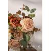 imageLings Moment Artificial Flowers Fake Roses Faux Peony Foam Gardenia Combo for DIY Wedding Bouquets Centerpieces Arrangements Bridal Shower Party Home Decorations Lavender ampamp Purple 24pcsBrndried Flower  Orange