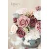 imageLings Moment Artificial Flowers Fake Roses Faux Peony Foam Gardenia Combo for DIY Wedding Bouquets Centerpieces Arrangements Bridal Shower Party Home Decorations Lavender ampamp Purple 24pcsPkmauve  Blush