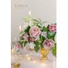 imageLings Moment Artificial Flowers Fake Roses Faux Peony Foam Gardenia Combo for DIY Wedding Bouquets Centerpieces Arrangements Bridal Shower Party Home Decorations Lavender ampamp Purple 24pcsPkdusty Rose  Cinnamon Rose