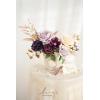imageLings Moment Artificial Flowers Fake Roses Faux Peony Foam Gardenia Combo for DIY Wedding Bouquets Centerpieces Arrangements Bridal Shower Party Home Decorations Lavender ampamp Purple 24pcsPrplpurple