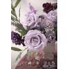 imageLings Moment Artificial Flowers Fake Roses Faux Peony Foam Gardenia Combo for DIY Wedding Bouquets Centerpieces Arrangements Bridal Shower Party Home Decorations Lavender ampamp Purple 24pcsPrpllavender  Purple