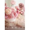 imageLings Moment Artificial Flowers Fake Roses Faux Peony Foam Gardenia Combo for DIY Wedding Bouquets Centerpieces Arrangements Bridal Shower Party Home Decorations Lavender ampamp Purple 24pcsPkpink  Blush
