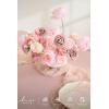 imageLings Moment Artificial Flowers Fake Roses Faux Peony Foam Gardenia Combo for DIY Wedding Bouquets Centerpieces Arrangements Bridal Shower Party Home Decorations Lavender ampamp Purple 24pcsPkpink  Blush