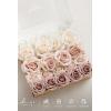 imageLings Moment Artificial Flowers Fake Roses Faux Peony Foam Gardenia Combo for DIY Wedding Bouquets Centerpieces Arrangements Bridal Shower Party Home Decorations Lavender ampamp Purple 24pcsPkdusty Rose  Cream