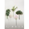 imageLings Moment Artificial Greenery Stems Box Set 30pcs with 8 Kinds of Faux Greenery Picks for DIY Bridal Bouquets Wedding Floral Arrangement Table Centerpieces Purple ampamp Dark GreenPkgreen  Pink