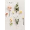 imageLings Moment Artificial Greenery Stems Box Set 30pcs with 8 Kinds of Faux Greenery Picks for DIY Bridal Bouquets Wedding Floral Arrangement Table Centerpieces Purple ampamp Dark GreenPknude  Yellow