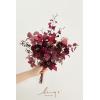 imageLings Moment Artificial Greenery Stems Box Set 30pcs with 8 Kinds of Faux Greenery Picks for DIY Bridal Bouquets Wedding Floral Arrangement Table Centerpieces Purple ampamp Dark GreenRedmoody Burgundy