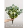 imageLings Moment Artificial Greenery Stems Box Set 30pcs with 8 Kinds of Faux Greenery Picks for DIY Bridal Bouquets Wedding Floral Arrangement Table Centerpieces Purple ampamp Dark GreenGrnolive Green