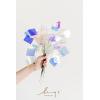 imageLings Moment Artificial Greenery Stems Box Set 30pcs with 8 Kinds of Faux Greenery Picks for DIY Bridal Bouquets Wedding Floral Arrangement Table Centerpieces Purple ampamp Dark GreenBlutransparent Accessories