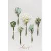 imageLings Moment Artificial Greenery Stems Box Set 30pcs with 8 Kinds of Faux Greenery Picks for DIY Bridal Bouquets Wedding Floral Arrangement Table Centerpieces Purple ampamp Dark GreenGrnsage Green  White