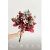 imageLings Moment Artificial Greenery Stems Box Set 30pcs with 8 Kinds of Faux Greenery Picks for DIY Bridal Bouquets Wedding Floral Arrangement Table Centerpieces Purple ampamp Dark GreenRedburgundy  Dusty Rose
