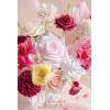 imageLings Moment Artificial Greenery Stems Box Set 30pcs with 8 Kinds of Faux Greenery Picks for DIY Bridal Bouquets Wedding Floral Arrangement Table Centerpieces Purple ampamp Dark GreenPkpassionate Pink  Blush