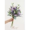 imageLings Moment Artificial Greenery Stems Box Set 30pcs with 8 Kinds of Faux Greenery Picks for DIY Bridal Bouquets Wedding Floral Arrangement Table Centerpieces Purple ampamp Dark GreenPrpllavender  Plum