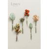 imageLings Moment Artificial Greenery Stems Box Set 30pcs with 8 Kinds of Faux Greenery Picks for DIY Bridal Bouquets Wedding Floral Arrangement Table Centerpieces Purple ampamp Dark GreenOrterracotta  Green