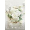 imageLings Moment Fake Flowers Box Faux Artificial Greenery Stems Foam Roses Silk Lilac for Wedding Decor Centerpieces Table Decorations Floral Arrangements Lavender ampamp Purple Mini ComboWhtwhite  Sage