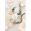 imageLings Moment Fake Flowers Box Faux Artificial Greenery Stems Foam Roses Silk Lilac for Wedding Decor Centerpieces Table Decorations Floral Arrangements Lavender ampamp Purple Mini ComboWhtwhite  Blush