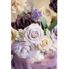 imageLings Moment Fake Flowers Box Faux Artificial Greenery Stems Foam Roses Silk Lilac for Wedding Decor Centerpieces Table Decorations Floral Arrangements Lavender ampamp Purple Mini ComboPrpllavender  Plum