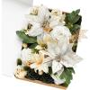 imageLings Moment Fake Flowers Box Faux Artificial Greenery Stems Foam Roses Silk Lilac for Wedding Decor Centerpieces Table Decorations Floral Arrangements Lavender ampamp Purple Mini ComboGrnchampagne Chrismas
