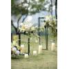 imageLings Moment Fake Flowers Box Faux Artificial Greenery Stems Foam Roses Silk Lilac for Wedding Decor Centerpieces Table Decorations Floral Arrangements Lavender ampamp Purple Mini ComboGrnemerald  Tawny Beige