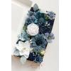 imageLings Moment Fake Flowers Box Faux Artificial Greenery Stems Foam Roses Silk Lilac for Wedding Decor Centerpieces Table Decorations Floral Arrangements Lavender ampamp Purple Mini ComboBludusty Blue  Navy