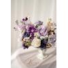 imageLings Moment Fake Flowers Box Faux Artificial Greenery Stems Foam Roses Silk Lilac for Wedding Decor Centerpieces Table Decorations Floral Arrangements Lavender ampamp Purple Mini ComboPrpllilac  Cream