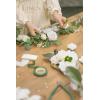 imageLings Moment Fake Flowers Box Faux Artificial Greenery Stems Foam Roses Silk Lilac for Wedding Decor Centerpieces Table Decorations Floral Arrangements Lavender ampamp Purple Mini ComboWhtwhite  Dark Green