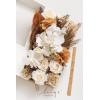 imageLings Moment Fake Flowers Box Faux Artificial Greenery Stems Foam Roses Silk Lilac for Wedding Decor Centerpieces Table Decorations Floral Arrangements Lavender ampamp Purple Mini ComboBegwhite  Brown