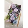 imageLings Moment Fake Flowers Box Faux Artificial Greenery Stems Foam Roses Silk Lilac for Wedding Decor Centerpieces Table Decorations Floral Arrangements Lavender ampamp Purple Mini ComboPrpllavender  Purple