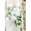imageLings Moment Fake Flowers Box Faux Artificial Greenery Stems Foam Roses Silk Lilac for Wedding Decor Centerpieces Table Decorations Floral Arrangements Lavender ampamp Purple Mini ComboWhtwhite  Green