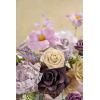 imageLings Moment Fake Flowers Box Faux Artificial Greenery Stems Foam Roses Silk Lilac for Wedding Decor Centerpieces Table Decorations Floral Arrangements Lavender ampamp Purple Mini ComboPrpllavender  Plum