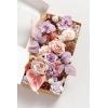 imageLings Moment Fake Flowers Box Faux Artificial Greenery Stems Foam Roses Silk Lilac for Wedding Decor Centerpieces Table Decorations Floral Arrangements Lavender ampamp Purple Mini ComboPrplaster  Nude