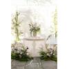 imageLings Moment Fake Flowers Box Faux Artificial Greenery Stems Foam Roses Silk Lilac for Wedding Decor Centerpieces Table Decorations Floral Arrangements Lavender ampamp Purple Mini ComboPrpllilac  Cream