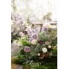 imageLings Moment Fake Flowers Box Faux Artificial Greenery Stems Foam Roses Silk Lilac for Wedding Decor Centerpieces Table Decorations Floral Arrangements Lavender ampamp Purple Mini ComboPrpllilac  Cream