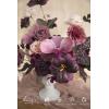 imageLings Moment Fake Flowers Box Faux Artificial Greenery Stems Foam Roses Silk Lilac for Wedding Decor Centerpieces Table Decorations Floral Arrangements Lavender ampamp Purple Mini ComboPrplplum  Plum Lily