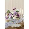 imageLings Moment Fake Flowers Box Faux Artificial Greenery Stems Foam Roses Silk Lilac for Wedding Decor Centerpieces Table Decorations Floral Arrangements Lavender ampamp Purple Mini ComboPrpllilac  Cream