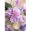 imageLings Moment Fake Flowers Box Faux Artificial Greenery Stems Foam Roses Silk Lilac for Wedding Decor Centerpieces Table Decorations Floral Arrangements Lavender ampamp Purple Mini ComboPrpllilac  Purple