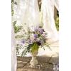 imageLings Moment Fake Flowers Box Faux Artificial Greenery Stems Foam Roses Silk Lilac for Wedding Decor Centerpieces Table Decorations Floral Arrangements Lavender ampamp Purple Mini ComboPrpllilac  Cream