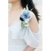 imageLings Moment Fake Flowers Box Faux Artificial Greenery Stems Foam Roses Silk Lilac for Wedding Decor Centerpieces Table Decorations Floral Arrangements Lavender ampamp Purple Mini ComboBludusty Blue  Navy