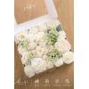 imageLings Moment Fake Flowers Box Faux Artificial Greenery Stems Foam Roses Silk Lilac for Wedding Decor Centerpieces Table Decorations Floral Arrangements Lavender ampamp Purple Mini ComboA1ivory  Sage