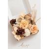 imageLings Moment Fake Flowers Box Faux Artificial Greenery Stems Foam Roses Silk Peony for Wedding Decor Centerpieces Table Decorations Floral Arrangements Orange ampamp Soft Peach Deluxe ComboBegboho  Sepia