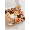 imageLings Moment Fake Flowers Box Faux Artificial Greenery Stems Foam Roses Silk Peony for Wedding Decor Centerpieces Table Decorations Floral Arrangements Orange ampamp Soft Peach Deluxe ComboBegboho  Sepia
