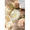 imageLings Moment Fake Flowers Box Faux Artificial Greenery Stems Foam Roses Silk Peony for Wedding Decor Centerpieces Table Decorations Floral Arrangements Orange ampamp Soft Peach Deluxe ComboBegboho  Nude