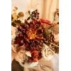 imageLings Moment Fake Flowers Box Faux Artificial Greenery Stems Foam Roses Silk Peony for Wedding Decor Centerpieces Table Decorations Floral Arrangements Orange ampamp Soft Peach Deluxe ComboBegboho  Rust