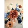 imageLings Moment Fake Flowers Box Faux Artificial Greenery Stems Foam Roses Silk Peony for Wedding Decor Centerpieces Table Decorations Floral Arrangements Orange ampamp Soft Peach Deluxe ComboOrburnt Orange  Navy