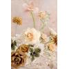 imageLings Moment Fake Flowers Box Faux Artificial Greenery Stems Foam Roses Silk Peony for Wedding Decor Centerpieces Table Decorations Floral Arrangements Orange ampamp Soft Peach Deluxe ComboOrapricot  Peach
